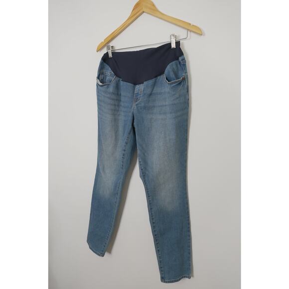 Old Navy Mid Wash Maternity Skinny Jeans Size 10 - Picture 2 of 4